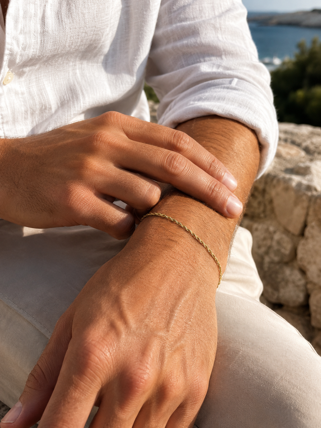 ROPE BRACELET 3MM | 18K Gold