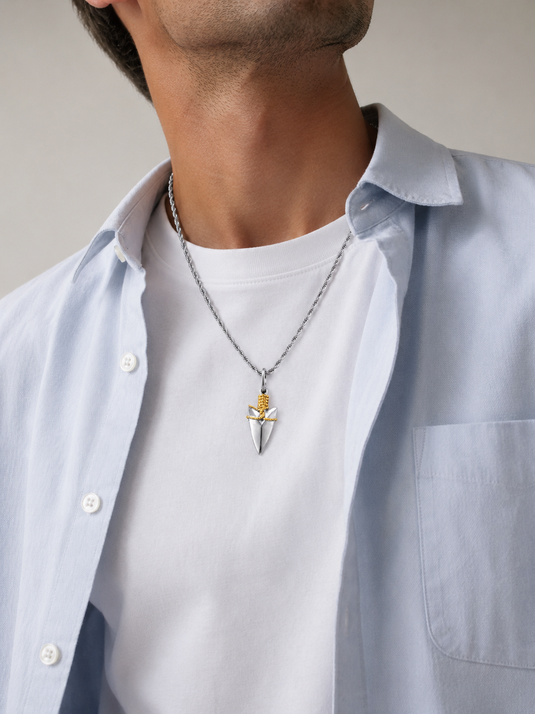 SPIRE PENDANT CHAIN 3MM | Silver
