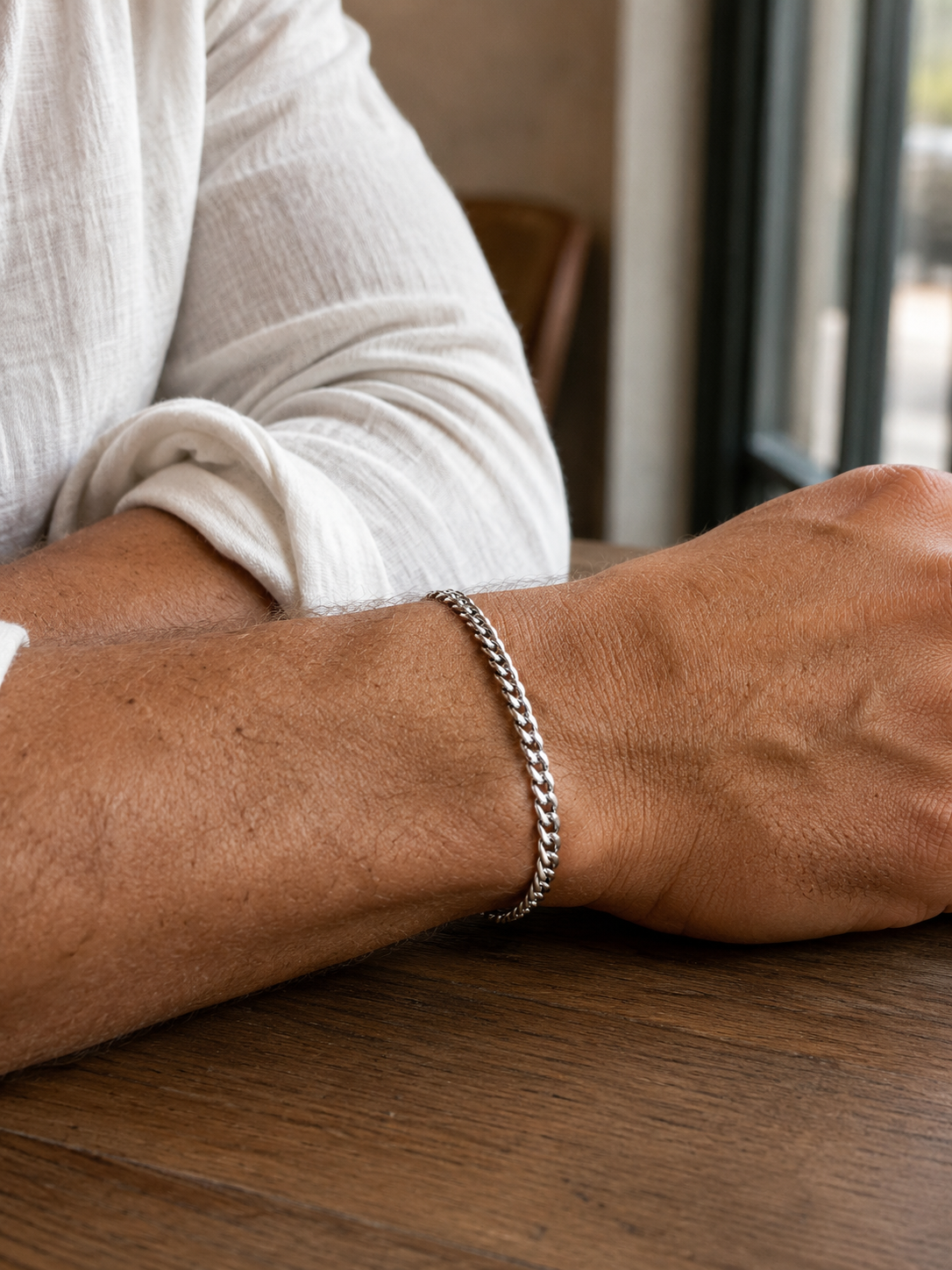 CUBAN BRACELET 4MM | Silver