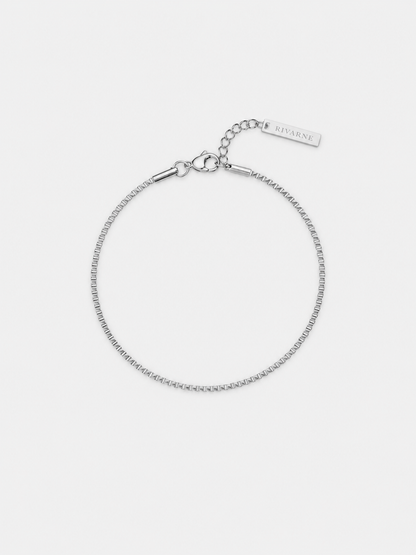 BOX BRACELET 1.5MM | Silver