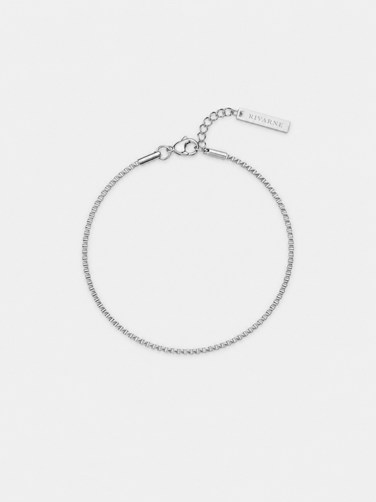 BOX BRACELET 1.5MM | Silver