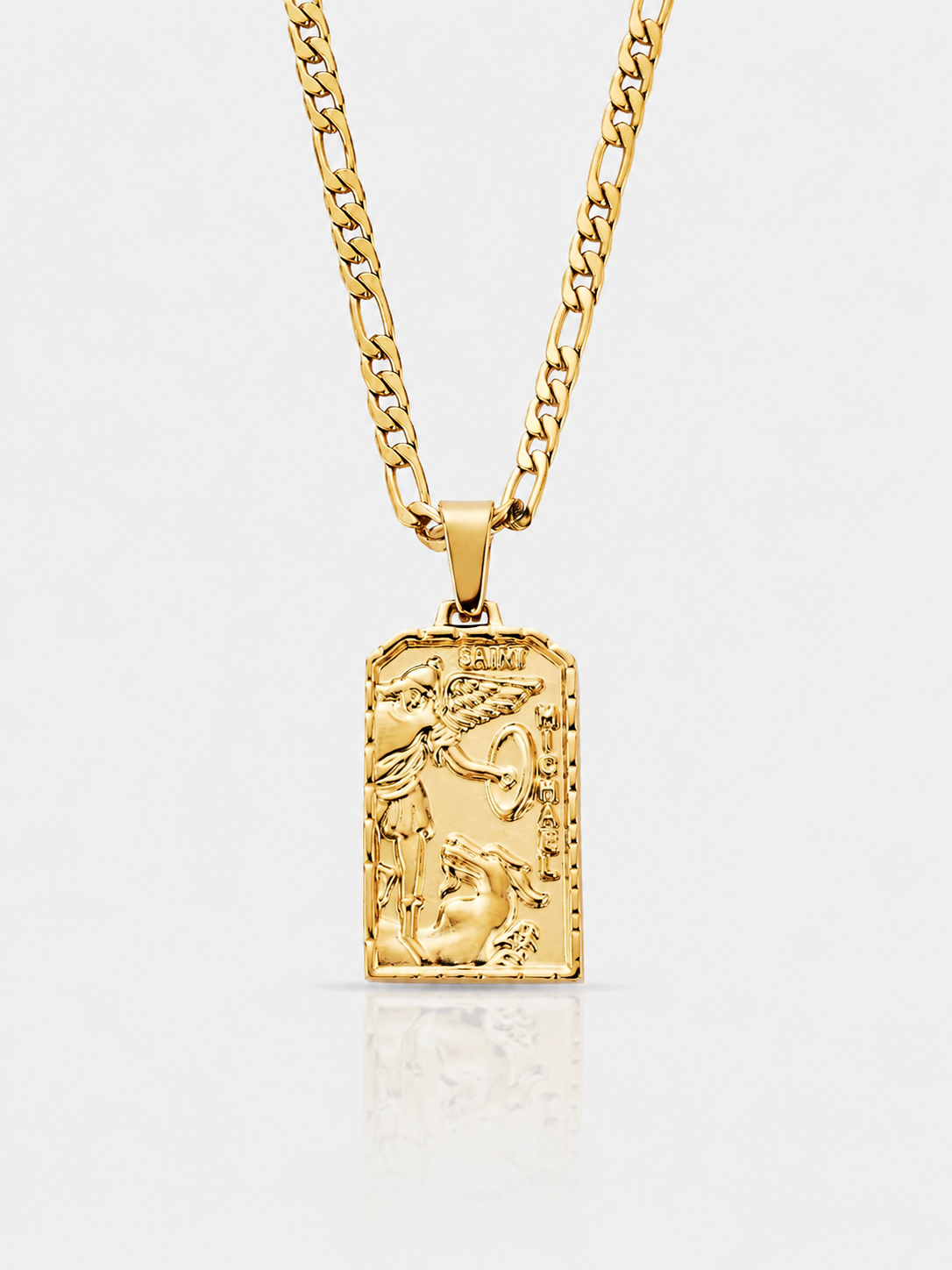 ST. MICHEL PENDANT CHAIN -  18K Gold