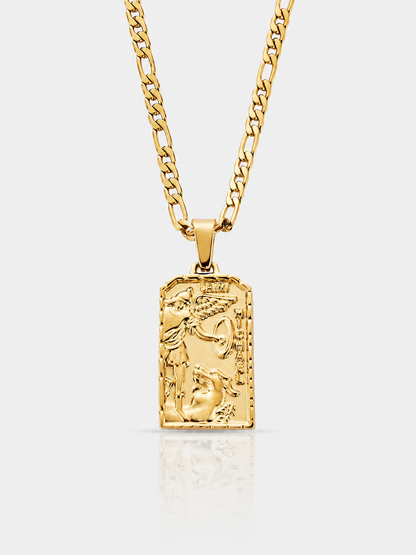 ST. MICHEL PENDANT CHAIN -  18K Gold