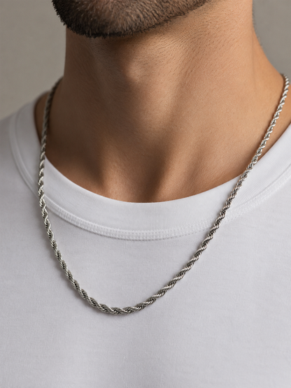 ROPE CHAIN 5MM | Silver