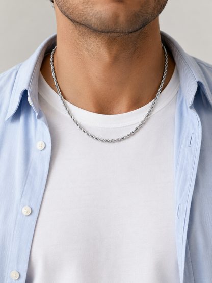 ROPE CHAIN 5MM | Silver