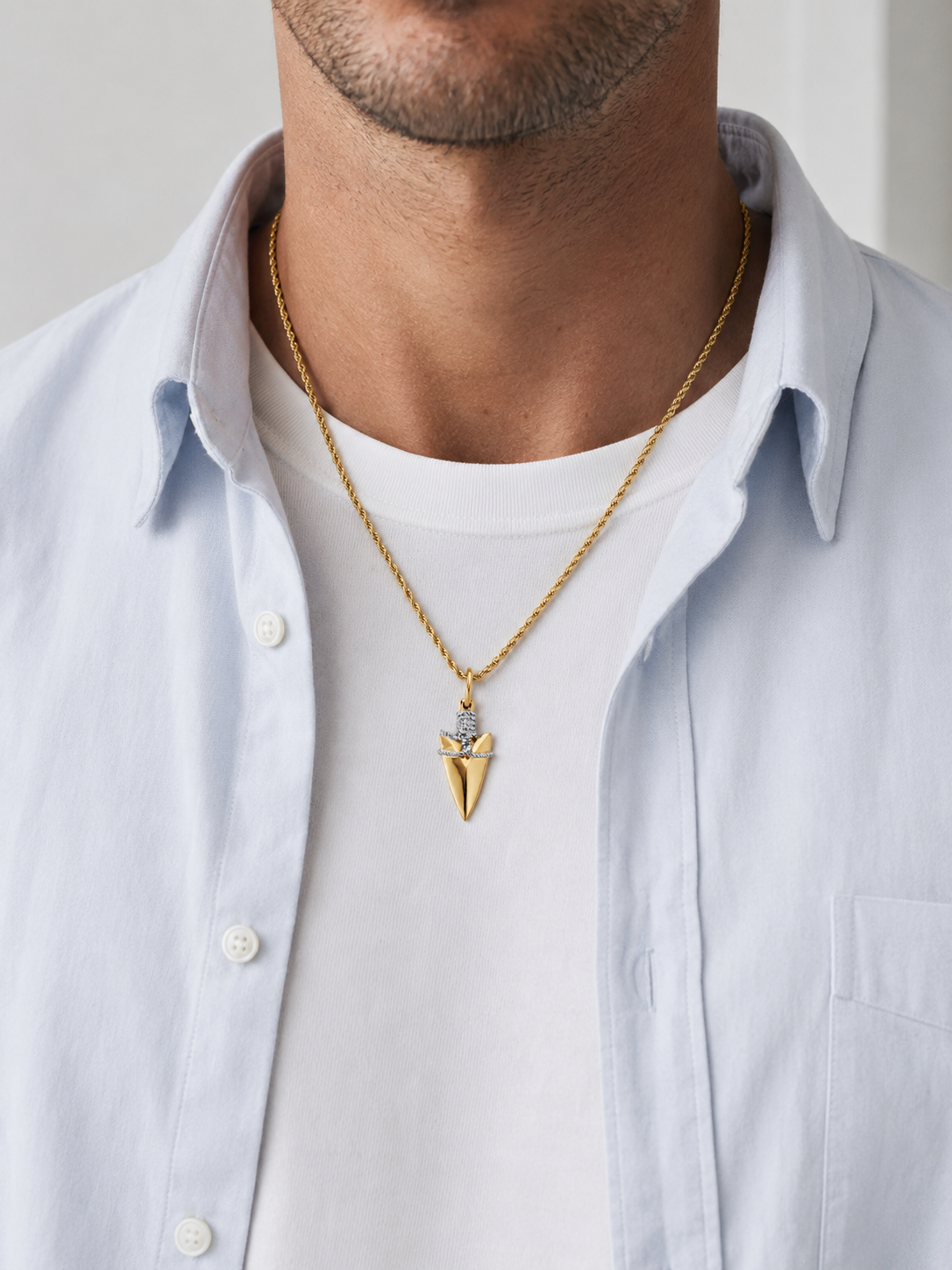 SPIRE PENDANT CHAIN 3MM | 18K Gold