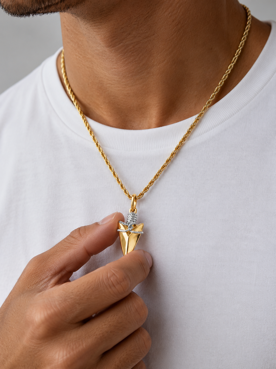 SPIRE PENDANT CHAIN 3MM | 18K Gold