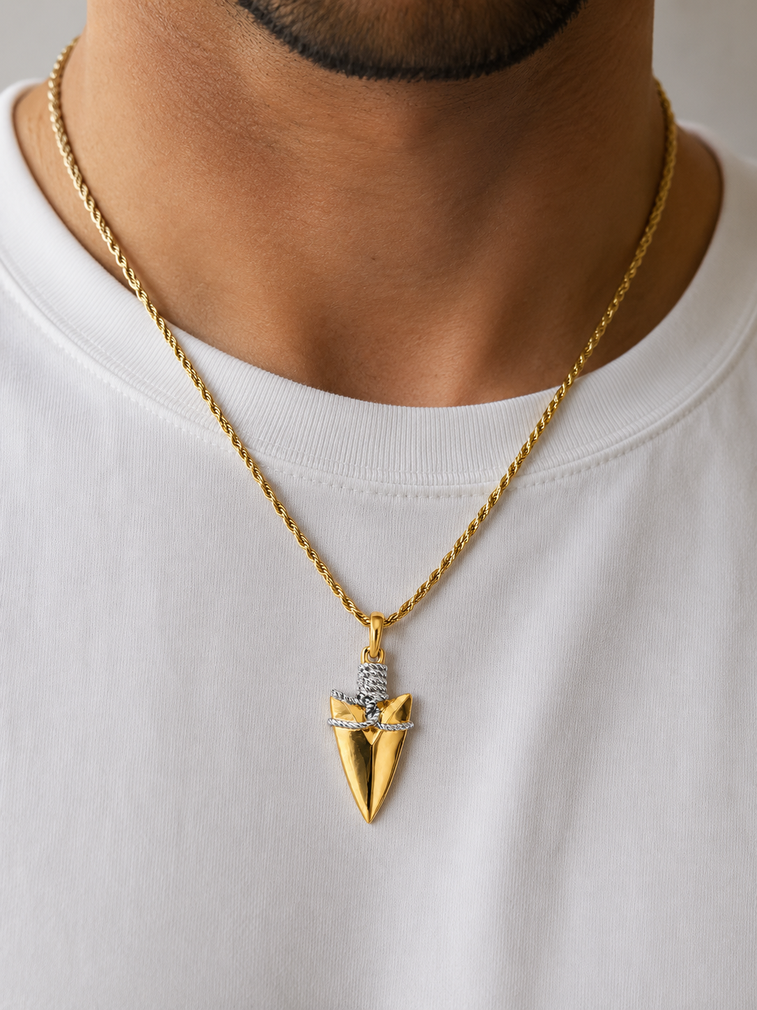 SPIRE PENDANT CHAIN 3MM | 18K Gold