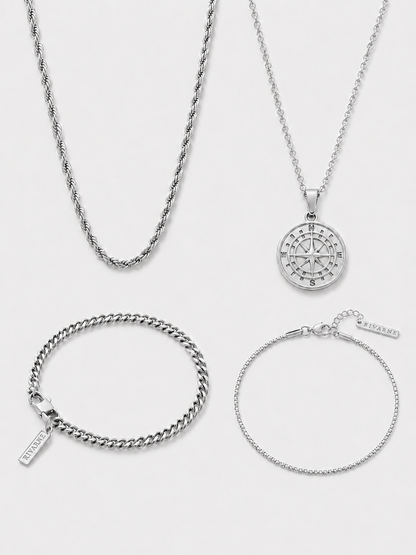 COMPASS X ROPE SET | Silver