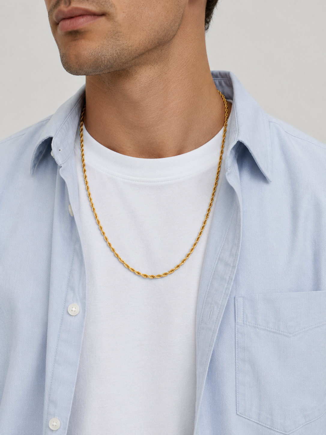 ROPE CHAIN 3MM | 18K Gold
