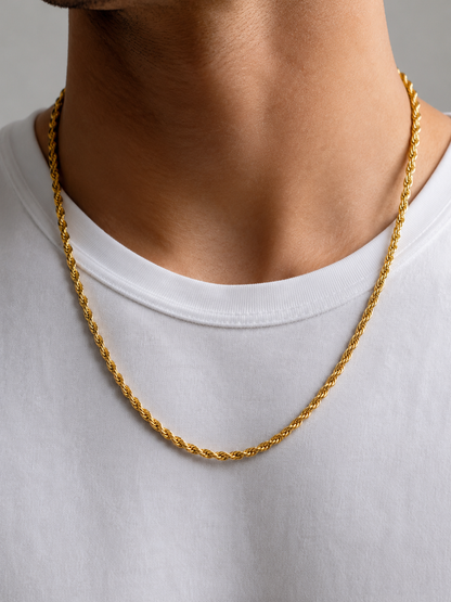 ROPE CHAIN 3MM | 18K Gold