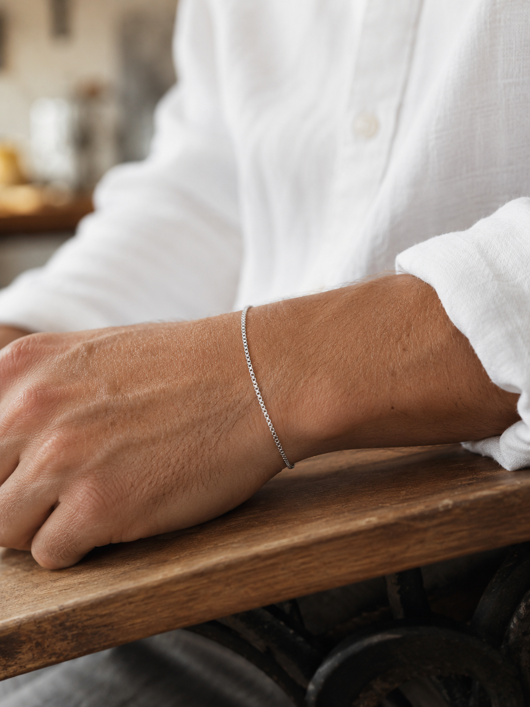 BOX BRACELET 1.5MM | Silver