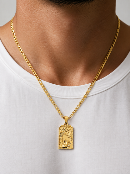 ST. MICHEL PENDANT CHAIN -  18K Gold