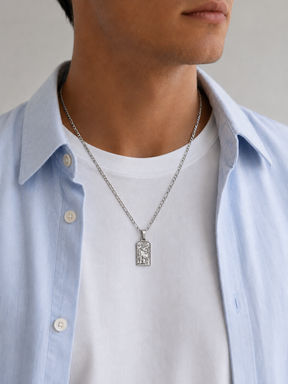 ST. MICHEL PENDANT CHAIN - Silver