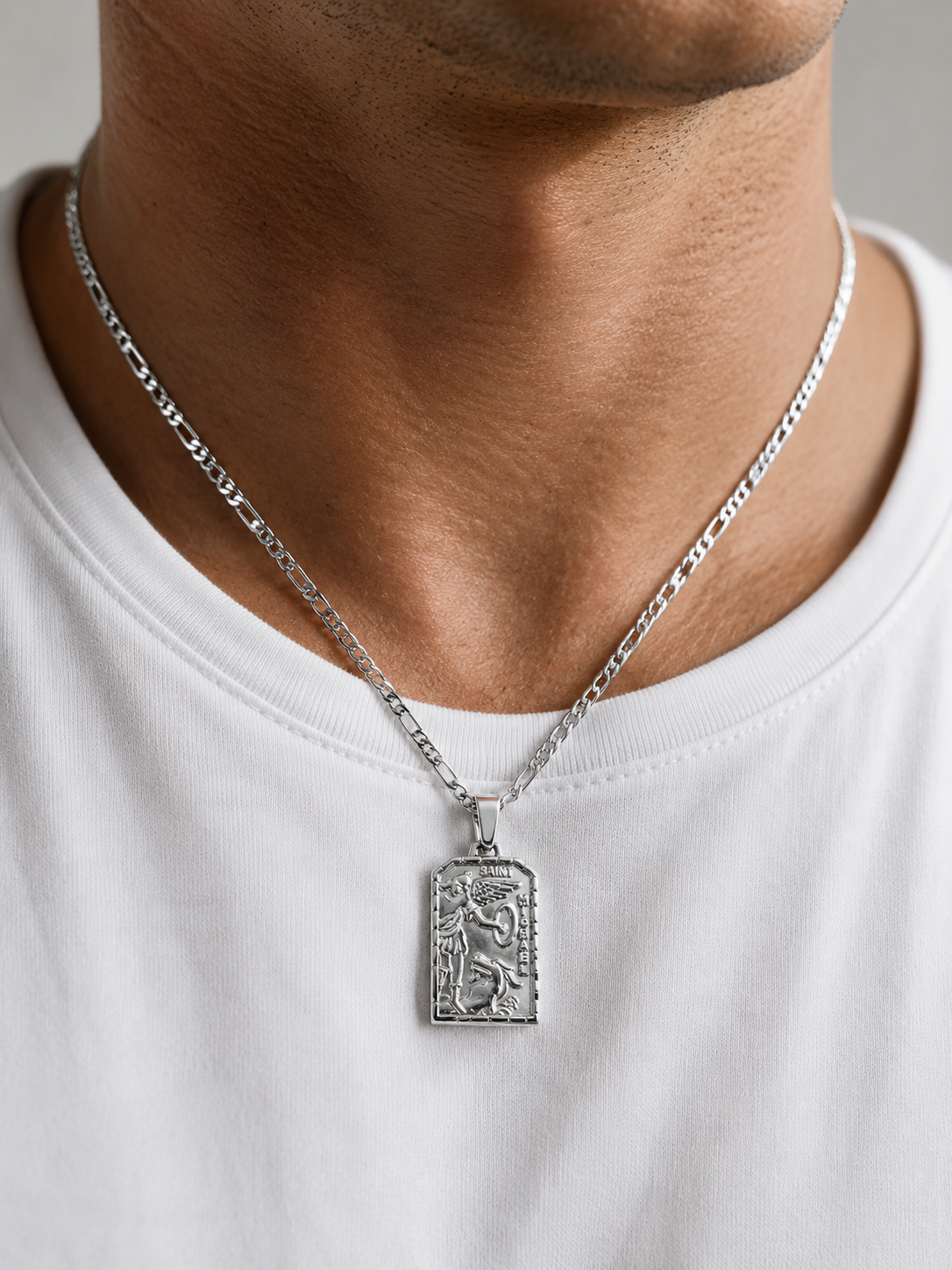ST. MICHEL PENDANT CHAIN - Silver