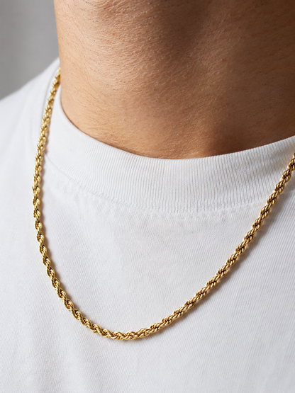 ROPE CHAIN 5MM | 18K Gold