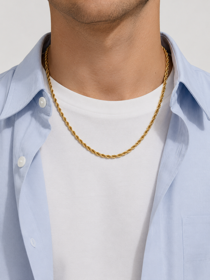 ROPE CHAIN 5MM | 18K Gold