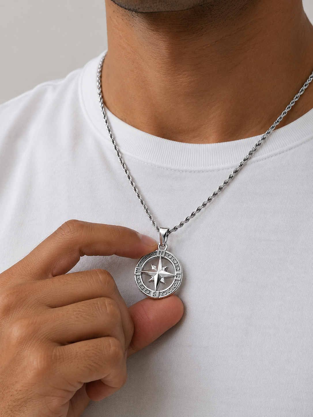 POLARIS PENDANT CHAIN 3MM | Silver