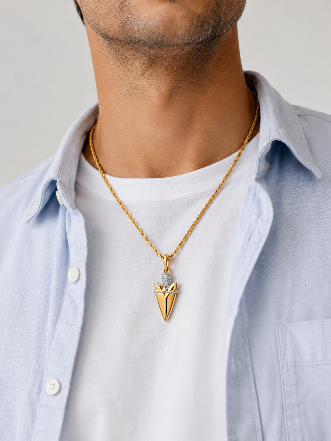 SPIRE PENDANT CHAIN 3MM | 18K Gold