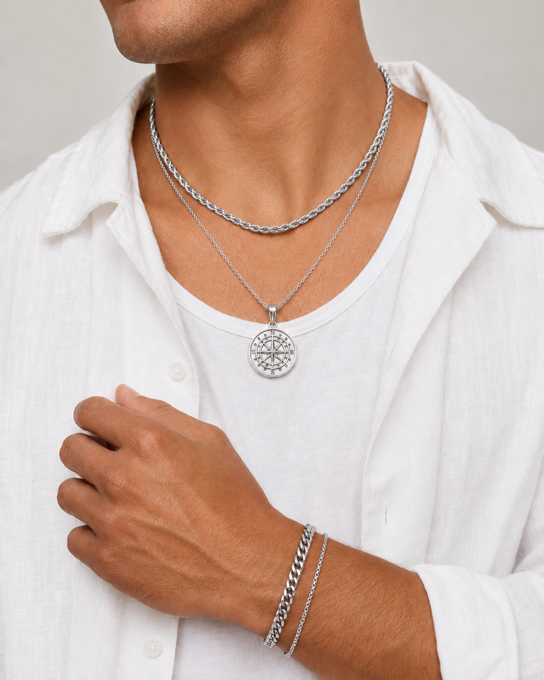 COMPASS X ROPE SET | Silver