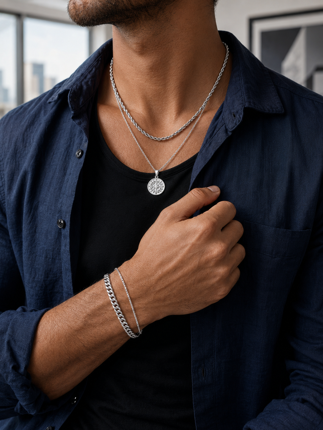 COMPASS X ROPE SET | Silver