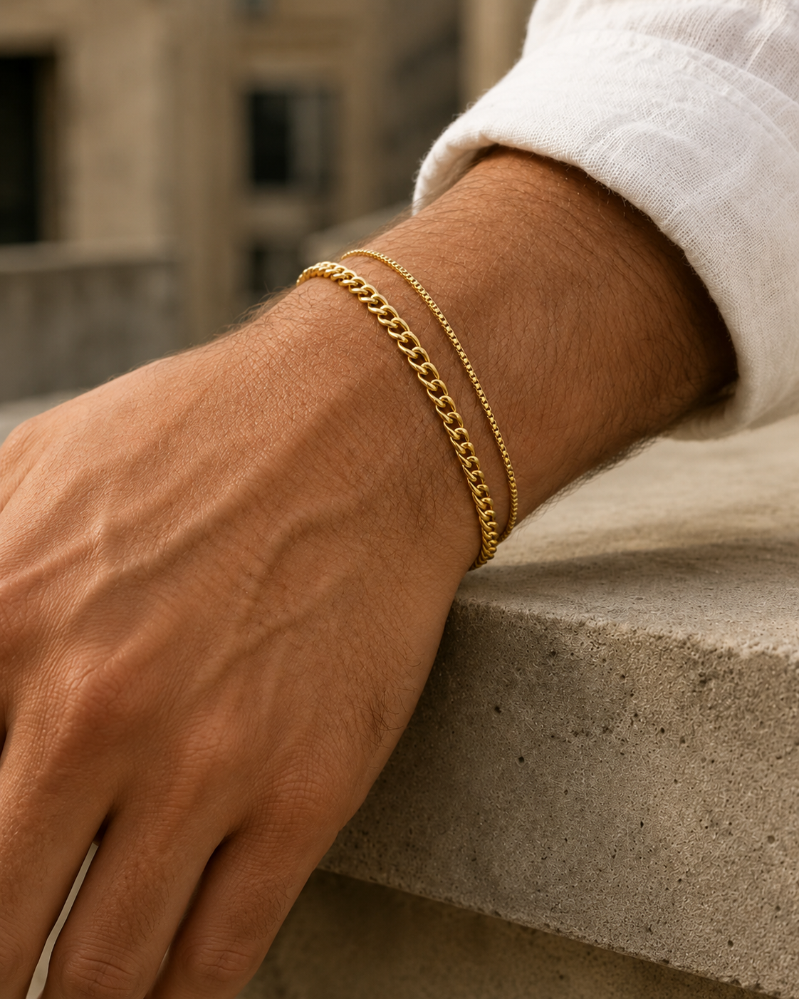 COMPASS X ROPE SET | 18K Gold