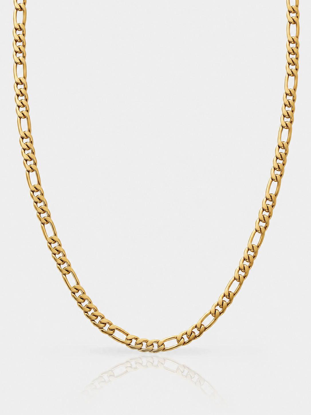 FIGARO LINK CHAIN 5MM | 18K Gold
