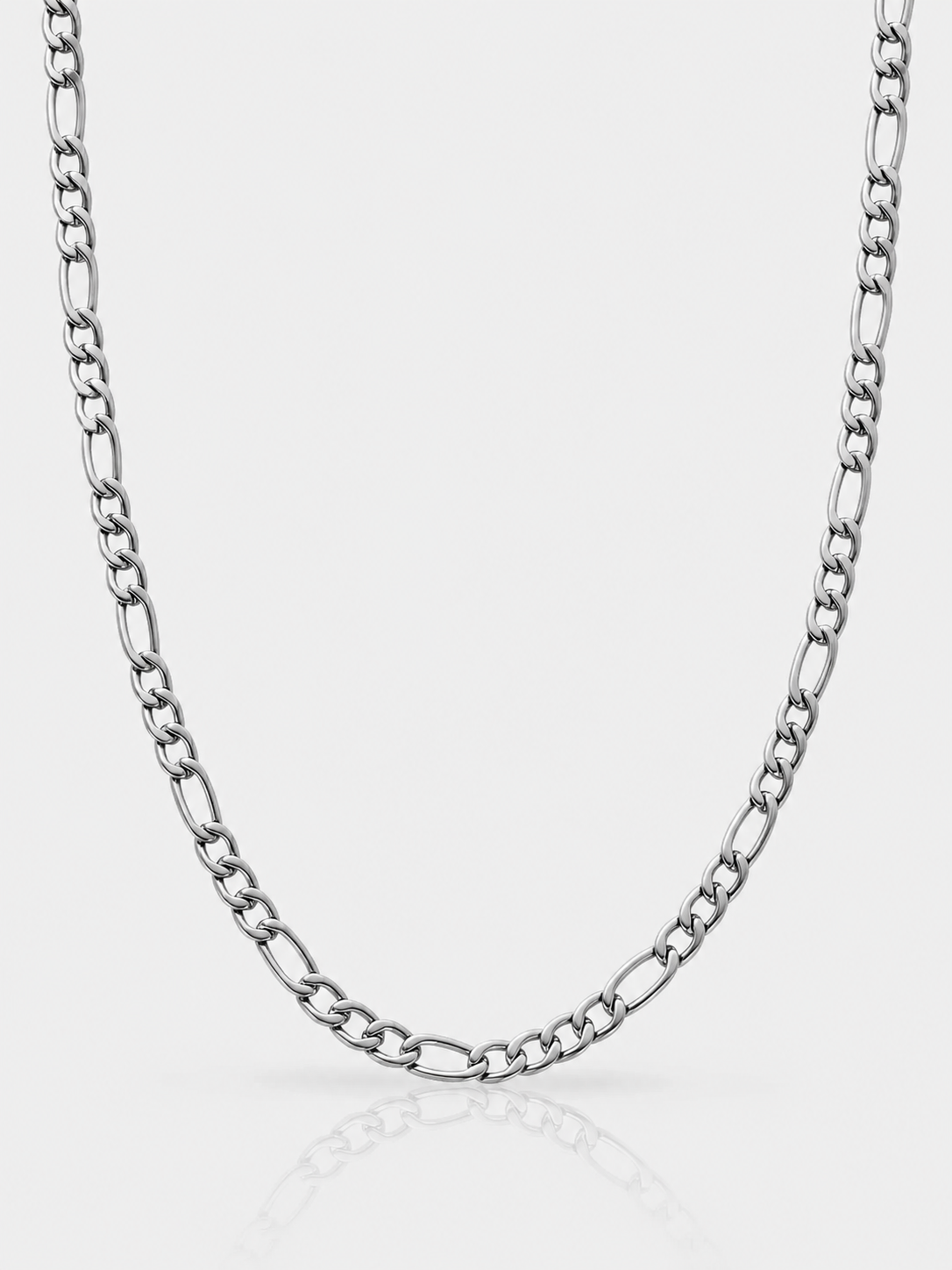 FIGARO LINK CHAIN 5MM | Silver