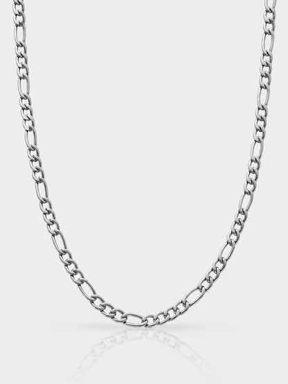 FIGARO LINK CHAIN 5MM | Silver