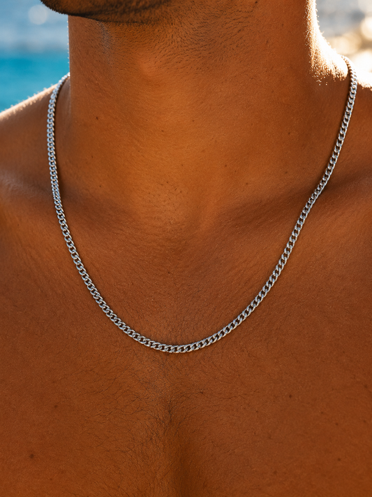 CUBAN LINK CHAIN 4MM | Silver
