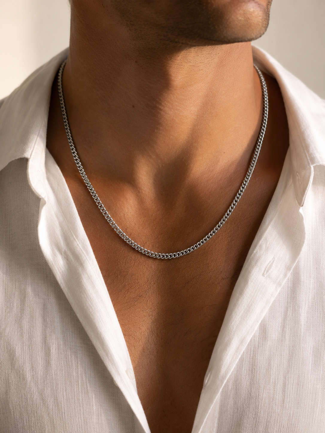 CUBAN LINK CHAIN 4MM | Silver
