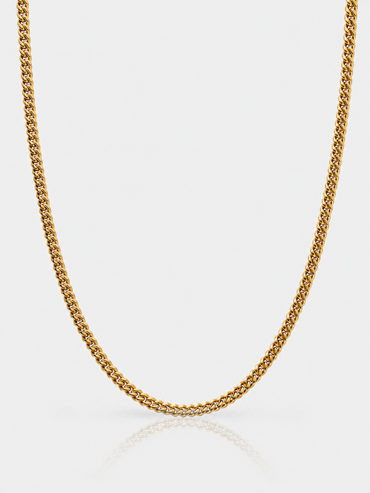 CUBAN LINK CHAIN 4MM | 18K Gold