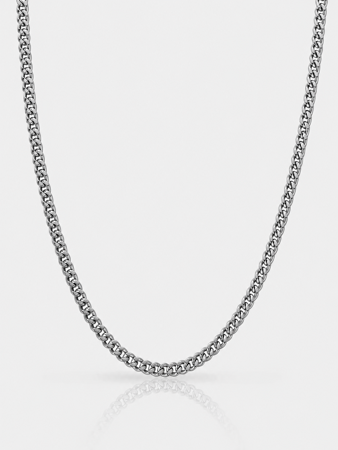 CUBAN LINK CHAIN 4MM | Silver