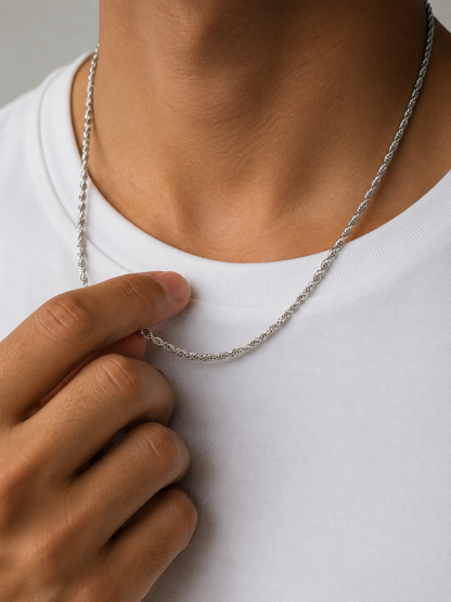 ROPE CHAIN 3MM | Silver