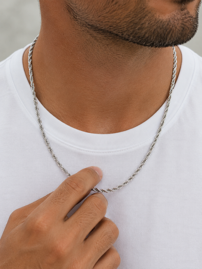 ROPE CHAIN 3MM | Silver