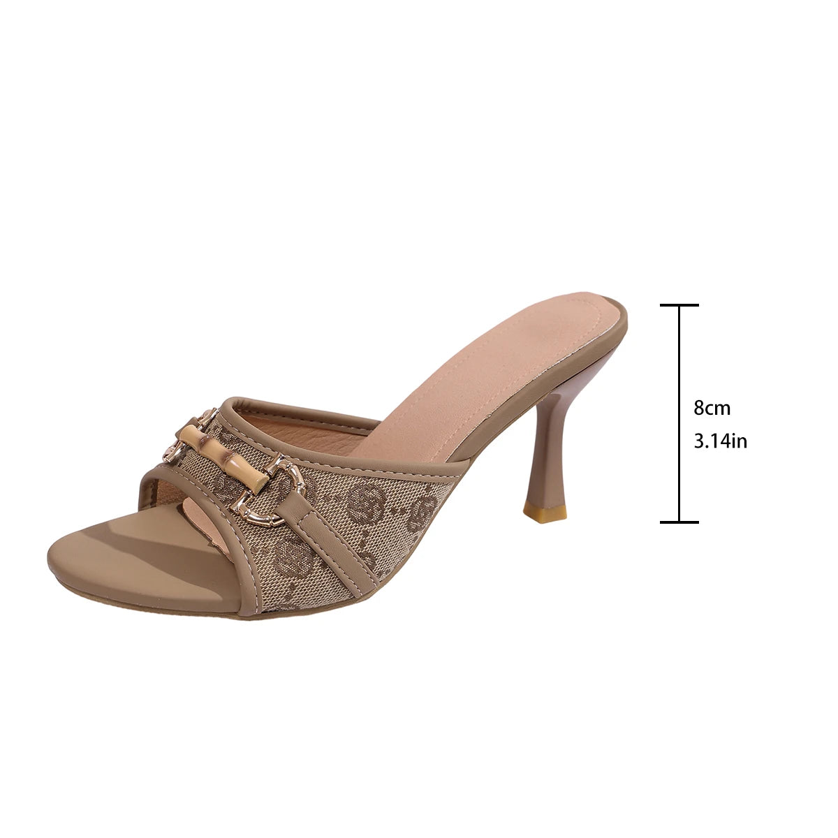 Absatz-Pantolette mit Kettendetail – Ansicht 8