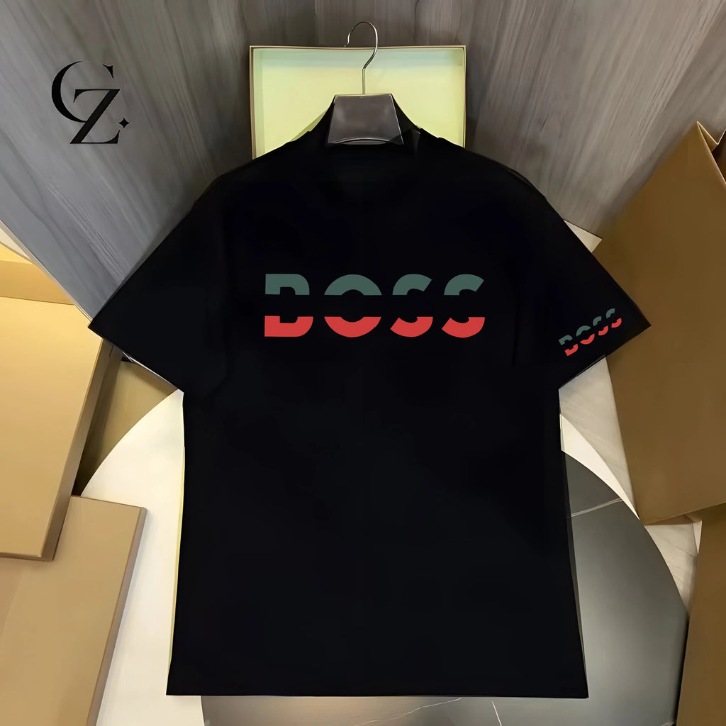 Oversize-T-Shirt aus Baumwolle mit Schriftzug