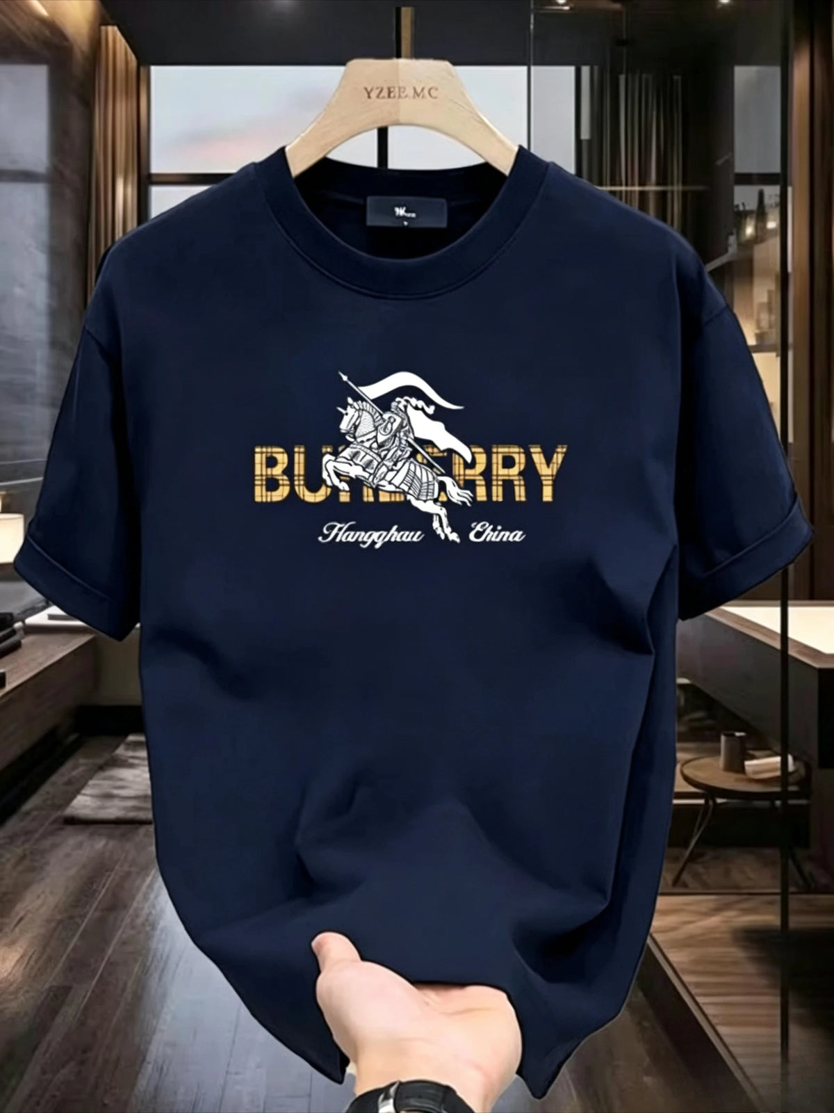Camisetas de Algodón de Lujo con Estampado de Letras para Hombre y Mujer, Camisetas de Manga Corta, Camisetas de Alta Calidad, Ropa de Moda Urbana