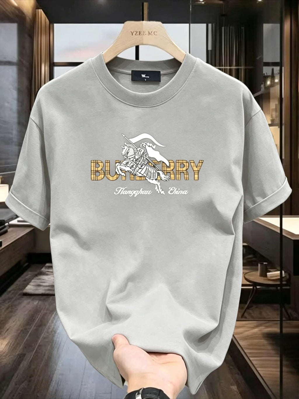T-Shirt aus Baumwolle mit Schriftzug